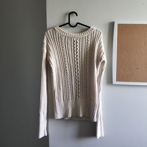 Cute knit cream sweater